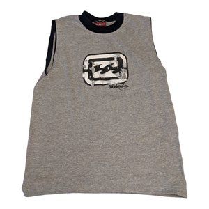 Billabong Gray Sleeveless Shirt Boys Medium Kids